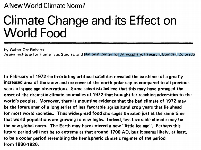 Global warming newspaper articles
